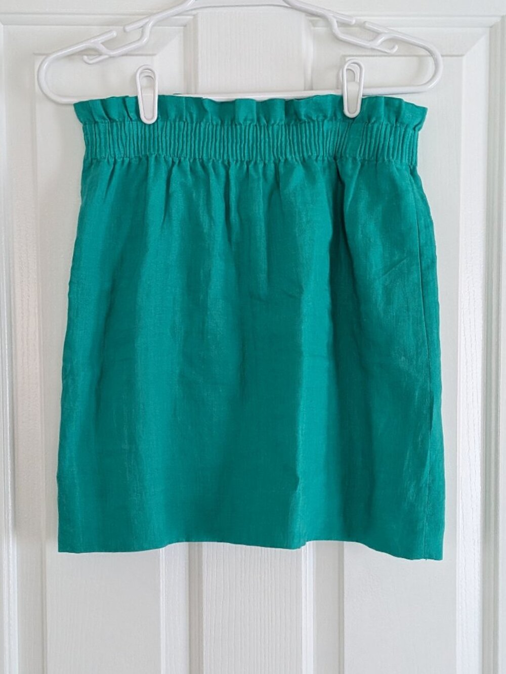 J. Crew Mini Skirt Turquoise - Size 4